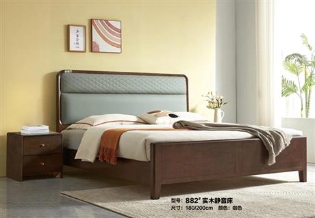 882#真皮大床